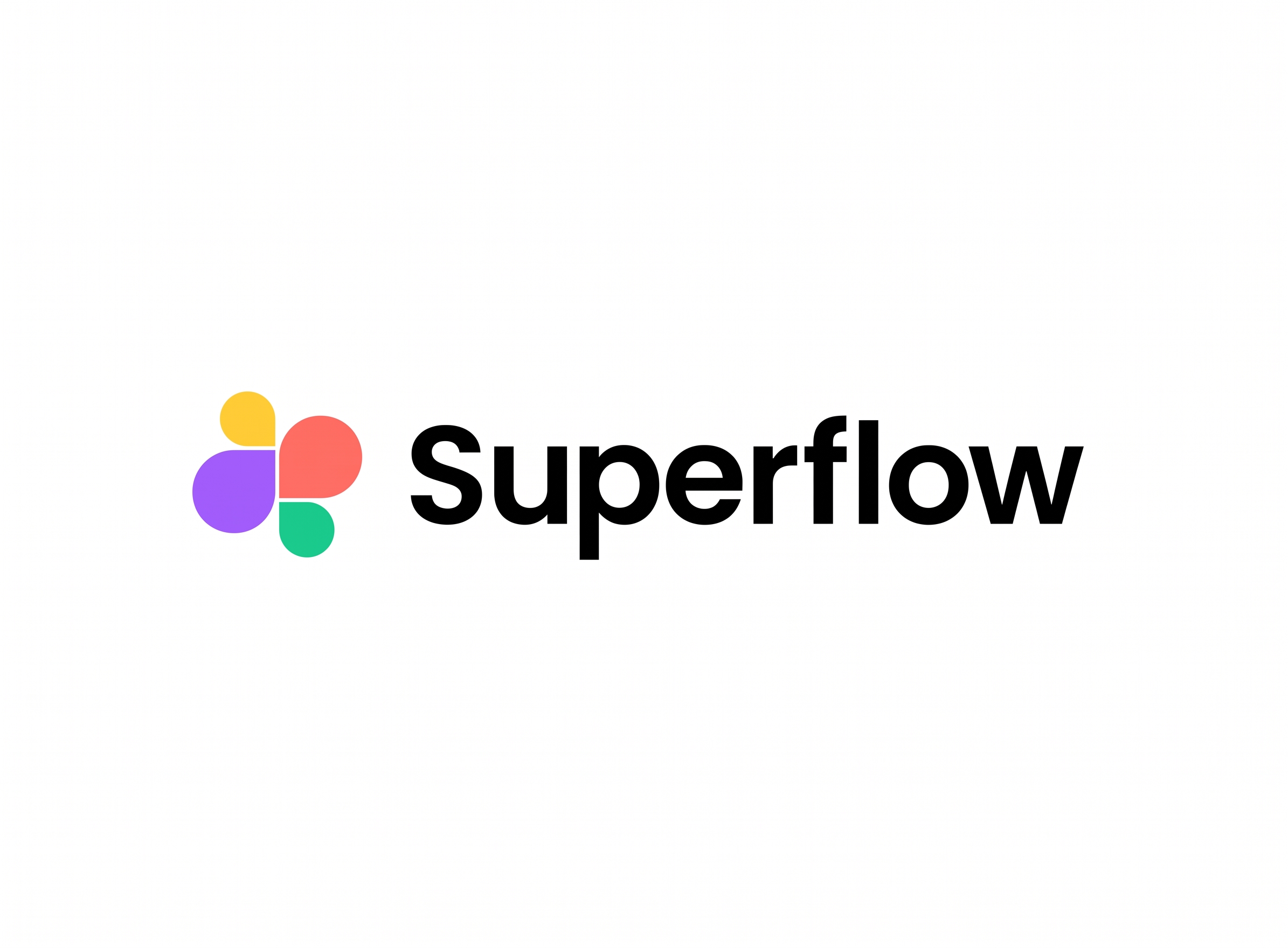 Superflow logo on white